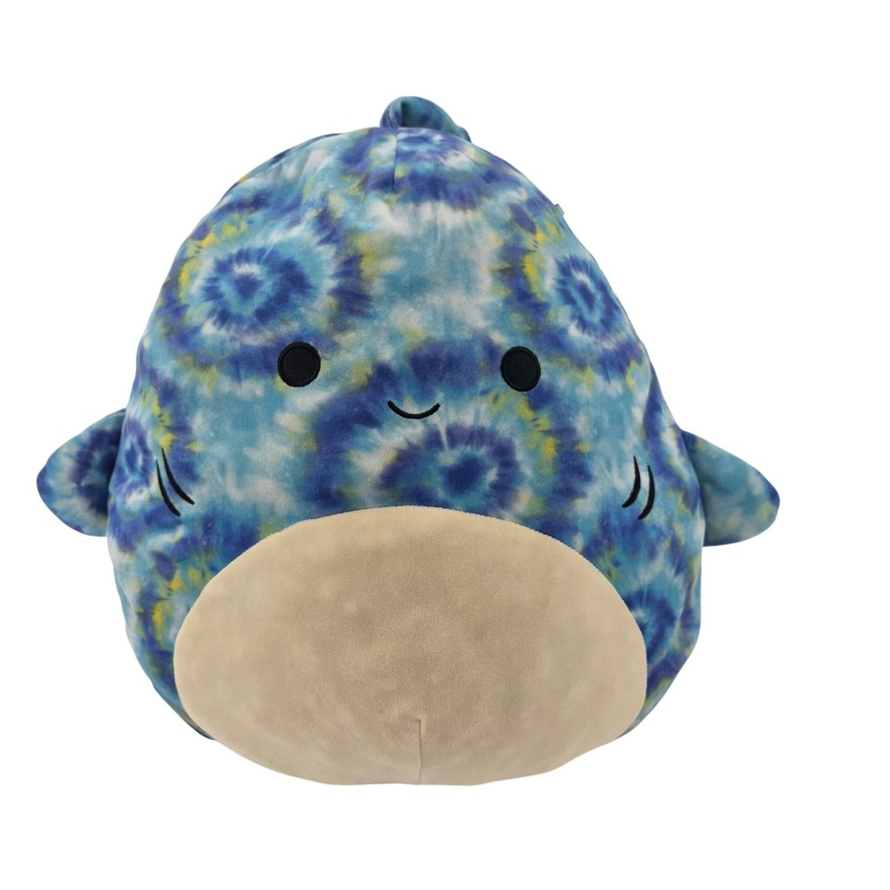 Squishmallow Luther‎ the Tiger Shark 16 in Sea Squard by Jazwares Years 3+